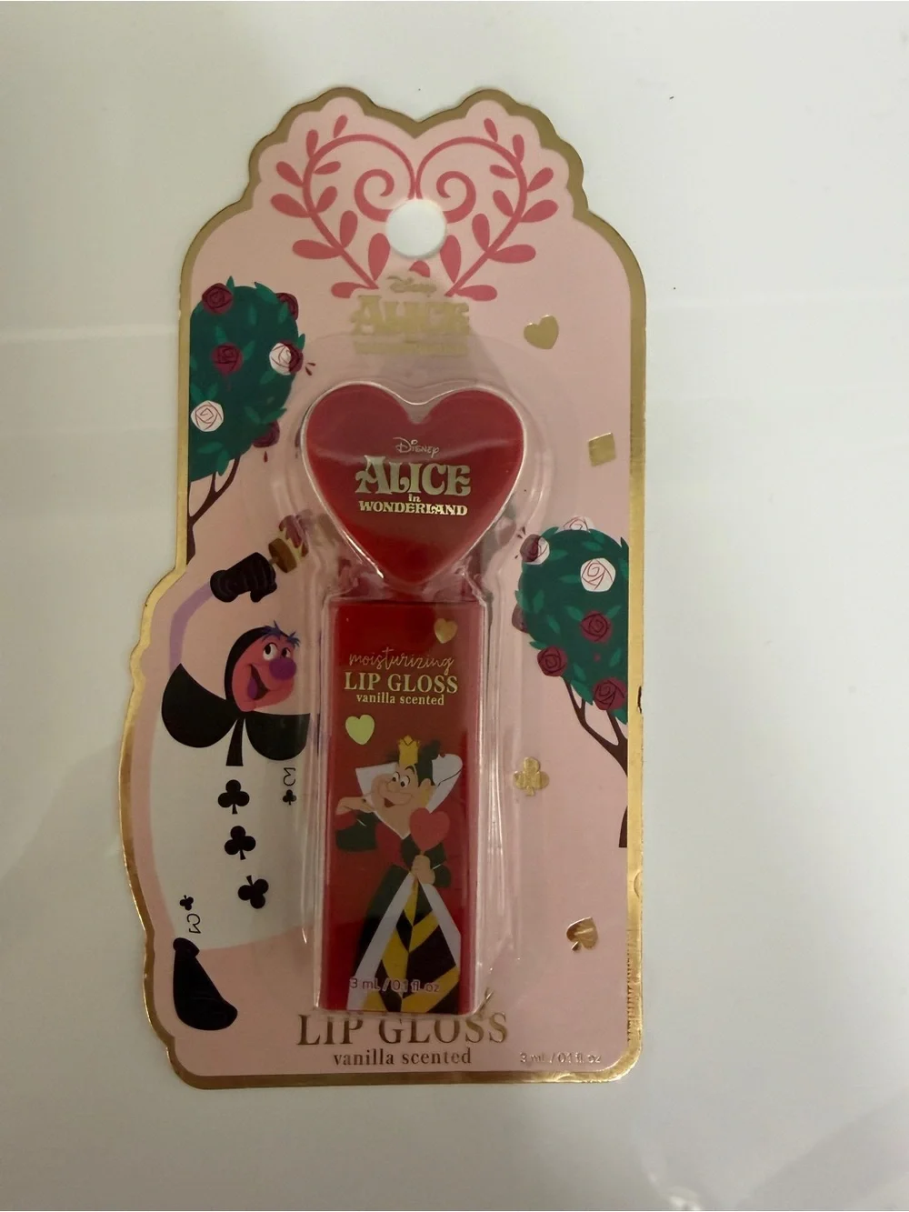 Disney Alice in Wonderland Lip & Skincare Set - Pink, White, Red